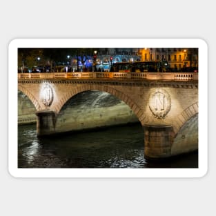 Light On Pont Notre-Dame © Sticker